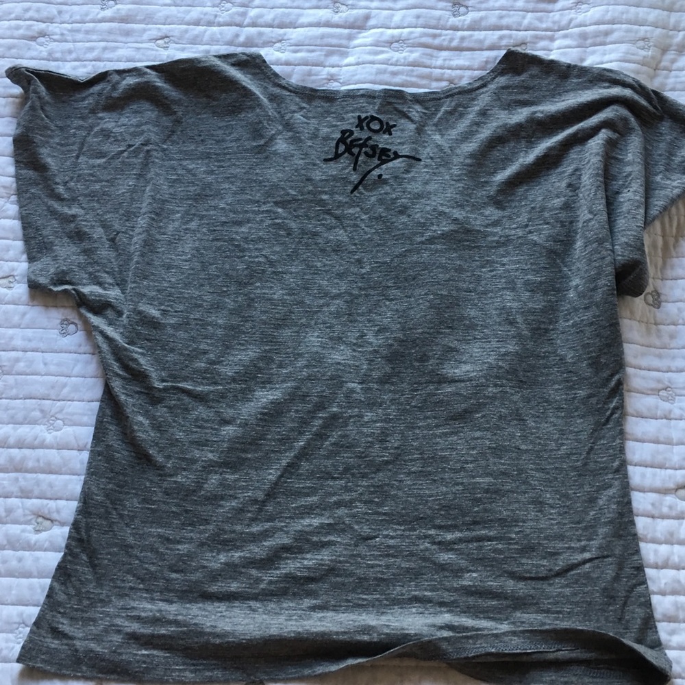 betsey johnson grey shirts - Picture 3 of 3